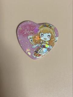 アイカツ 天羽まどか ハート 缶バッジ やっぱり！ハートだね 某メーカー アイカツ 天羽まどか ハート 缶バッジ やっぱり