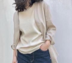 美品　florent リブトップス