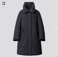 ユニクロ +J ダウンボリュームベスト ネイビー M