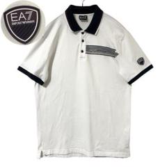 美品 エンポリオアルマーニ EA7 半袖ポロシャツ リンガーTシャツ XL 大き