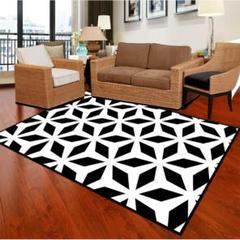上品★100x140cm★長方形ラグ 洗えるラグ 滑り止め付 カーペット
