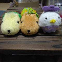 カピバラさんボールチェーン付きハロウィンぬいぐるみ2012 3体まとめ売り