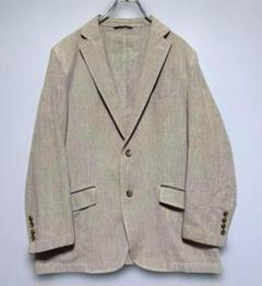 ザ　スコッチハウス　美品　上のみ　ストライプ ベージュ ブレザー　仕事着