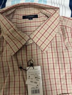 BURBERRY ベージュ・レッドチェック 長袖シャツ L