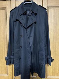 BURBERRY BLACK LABEL ネイビー Lサイズ　美品トレンチコート BURBERRY BLACK LABEL バーバリー ブラックレーベル トレンチ