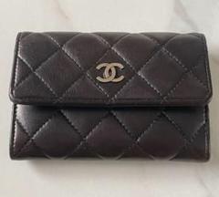 【MH】　CHANEL グレー コインケース キルティング 新作CHANEL☆シャネル19 カードホルダー コインケース直営店1点