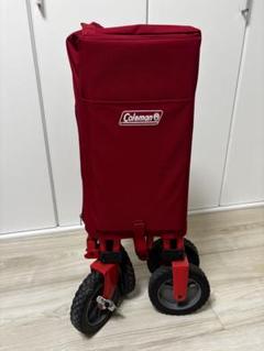 コールマン　キャリーカート　赤　未使用 アウトドアワゴン キャリーワゴン 赤 レッド コールマンキャリー