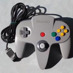 任天堂純正 N64用コントローラー コントローラブロス グレー