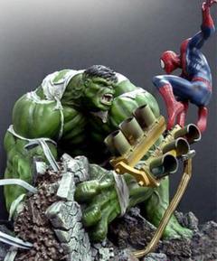 ハルクvsスパイダーマン サイドショウ　ジオラマ 限定750体SIDESHOW ハルクvsスパイダーマン サイドショウ ジオラマ 限定750体