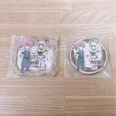 ☆ FAIRYTAIL ナツ ルーシィ キャラウムカフェ アクスタ 缶バッジ ☆