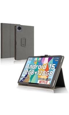 タブレット Android 15 ケース付き Android 15 タブレット 10インチ Wi-Fiモデル ケース付き - メルカリ
