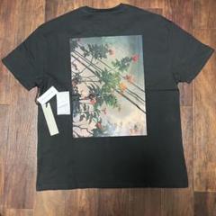 fog essentials tシャツ半袖ブラック黒tee花卉プリント