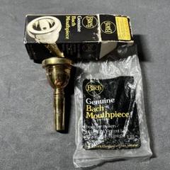 Bach バック ６1/2AL 金メッキ レア トロンボーン 太管 マウスピース Bach バック 61/2AL 金メッキ レア トロンボーン 太管 マウス