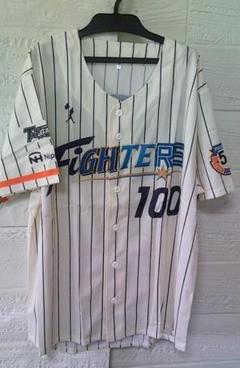 ５０TH新品■北海道日本ハム５０周年限定ユニフォーム 背番号１００■応援 日ハム