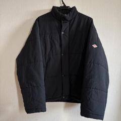 DANTON／ インサレーション ノーカラー ナイロンジャケット　黒　40サイズ DANTON ダントン インサレーションカラーレスジャケット