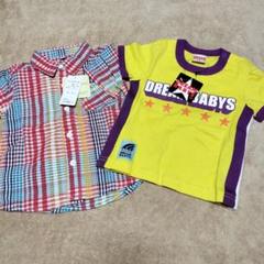 ベビー服GOOD LIFE半袖Tシャツ　 西松屋半袖シャツ80サイズ2枚セットのサムネイル
