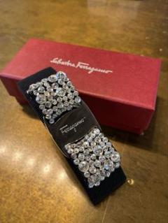 【美品☆付属品揃い】サルヴァトーレフェラガモ ヴァラリボン バレッタ セール】サルバトーレフェラガモ Salvatore Ferragamo SALVATORE
