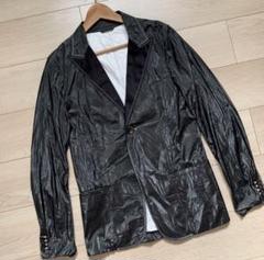 美品　ディーゼルブラックゴールド　ビッグサイズ　50　2B　テーラードジャケット DIESEL - 14AW ディーゼルブラックゴールド 金属バッジ付 ウール