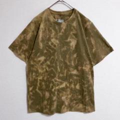 Hanes タイダイ 半袖Tシャツ Lサイズ オリーブグリーン　カーキ　US古着