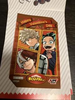 爆豪勝己　バレンタインフェア　特典　シール　僕のヒーローアカデミア ヒロアカ 爆豪勝己 バレンタインフェア 特典 イラストカード