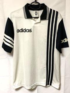 ●【サイズＭ－Ｌ】　アディダス　半袖　シャツ　ポロシャツ　日本製　サッカー