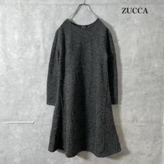 ZUCCA ズッカ ボタンレスドレープデザインパーカー M275