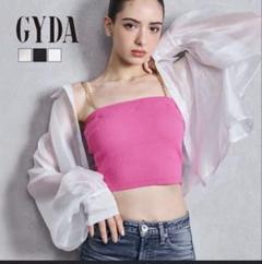 GYDA トップス　シアーシャツ ショート丈 フリーサイズ オフホワイト