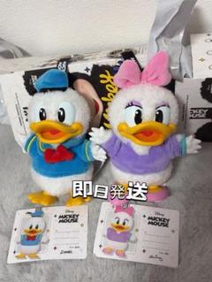 ポップマートDisneyドナルド　デイジー　ぬいぐるみーキーチェ2点セット POPMART ポップマート ディズニー ぬいぐるみ ドナルド デイジー