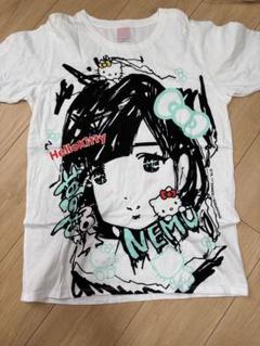 Tシャツ(女性アイドル)　夢眠ねむ レギュラーTシャツ ホワイト×インクジェットプリント Mサイズ 「MIKIOSAKABE×愛☆まどんな×でんぱ組.inc」 コラボ商品第4弾 MIKIO SAKABE - レア！でんぱ組inc ×ミキオサカベ Tシャツ ねむ