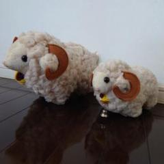 ベルペット ツクダ 羊のぬいぐるみ 2体セット 昭和レトロ - メルカリ