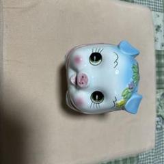 レトロ 加藤工芸 ネコ 陶器製 貯金箱 約25.5cm レトロ 加藤工芸 ネコ 陶器製 貯金箱 約25.5cm