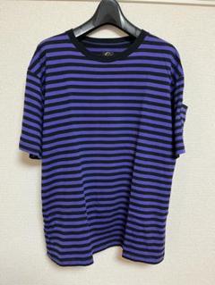 needles ニードルズ Tシャツ 半袖 ボーダー 紫 パープル L needles ニードルズ Tシャツ 半袖 ボーダー 紫 パープル L