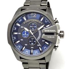 ディーゼル DIESEL メンズ 腕時計 メガチーフ グレーネイビー 新品