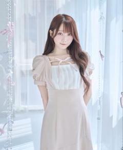 Rose Muse denim puff sleeves dress ロゼミュ rosemuse ロゼミューズ denim puff sleeves dress