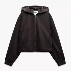 ZARA STUDIO ボンバージャケット バルーンスリーブ付き クロップド丈 2025年最新】zara クロップドボンバージャケットの人気アイテム