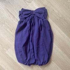 未使用 MAX AZRIA リボン ベアチュニック ワンピース