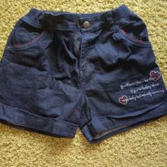 ポンポネット ジュニア ネイビーショートパンツ