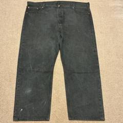 Levi's 501 先染めブラックデニム　バギーデニム