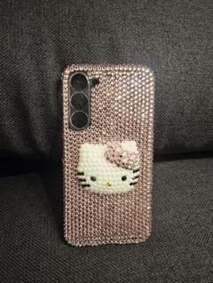 キティ ストーン スマホケース Android galaxy s23+