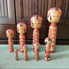 昭和レトロ 伝統こけし 創作こけし まとめて9点 郷土玩具 日本