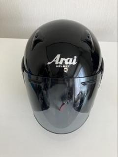 Araiアライ mz-F ジェットヘルメット ブラック 57.58cm - メルカリ