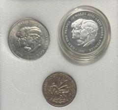 1986 チャールズ皇太子 ダイアナ妃 訪日記念銀貨 イギリス チャールズ皇太子 ダイアナ妃 訪日記念金メダル 1986