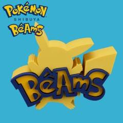【美品】1万枚限定　ジャンボカード　ピカチュウ　Beamsコラボ BW-P ピカチュウ： BEAMS × ポケモン コラボ ジャンボカード