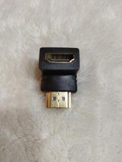 HDMI L型変換アダプタ 左右変換 HDMI オス メス 延長アダプタ