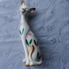 昭和レトロ　猫　置物
