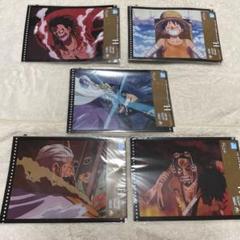 五　新品　ワンピース　1番くじ　H賞 クリアファイル　セット　① 5種類　美品
