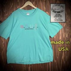 USA製　E.N.U.F エメラルドグリーン　tシャツ one size