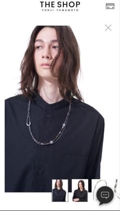 RUTILE QUARTZ+GLASS BEADS BRASS NECKLACEのサムネイル