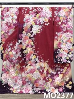振袖 豪華 銀通しグリッター 紋意匠 身丈168cm 撥水加工済