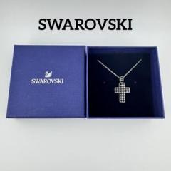 SWAROVSKI スワロフスキー ネックレス クロス BLACK